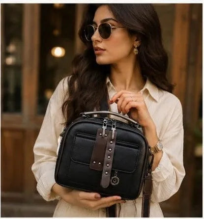 Elegant Black Crossbody Shoulder Bag